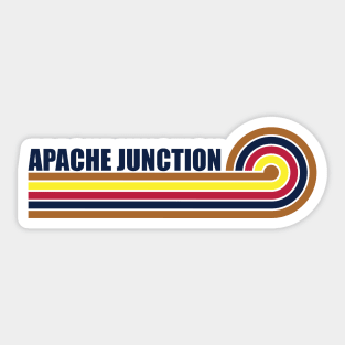 Apache Junction Arizona horizontal sunset Sticker